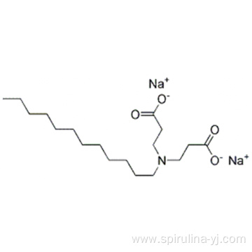 beta-Alanine, N-(2-carboxyethyl)-N-dodecyl-, monosodium salt CAS 14960-06-6